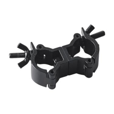 Imagem de menolana Luzes de palco Equipamento de 33 libras para o teatro Premium de serviço pesado para o grampo leve de DJ de alumínio leve, Gancho Duplo Preto