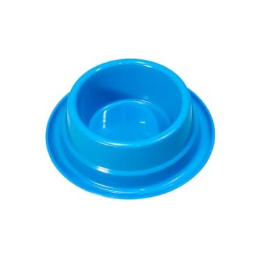 Imagem de Kit 2 Comedouro Bebedouro Anti-Formiga para Cachorro e Gato - Prático e Higiênico (AZUL, 300 ML)