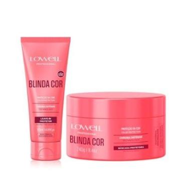 Imagem de 1529LW Kit Lowell Blinda Cor Leave-in+mascara hidrata fixa cor-Feminino