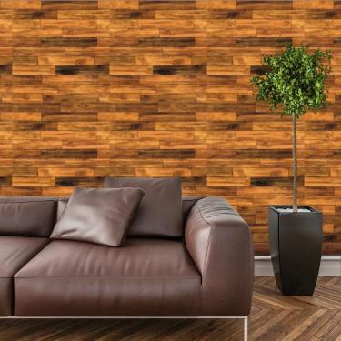 Imagem de Papel De Parede Adesivo Madeira Lavável Cozinha  3 metros