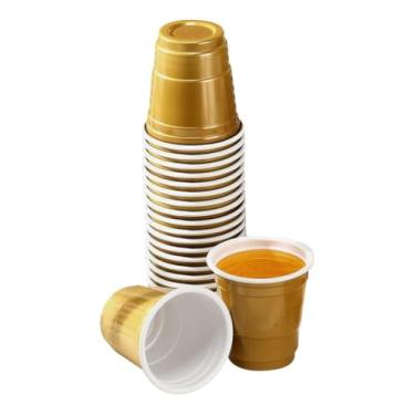 Imagem de ccHuDE 30 peças de copos de plástico de 60 ml, copos pequenos, copos de dose para festa, cerveja, copo de degustação de vinho, tempero, molho, petiscos, recipientes para casamento, aniversário