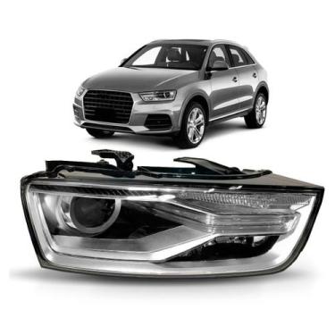 Imagem de Farol para Audi Q3 2015 A 2019 Elétrico C/ Xênon - DEPO, Direito