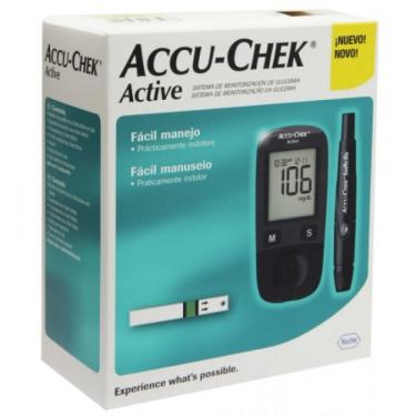 Imagem de Aparelho Glicose Accu-Chek Active Accu-Chek Active Kit Monitor de Glicemia Completo