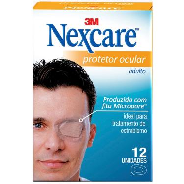Imagem de Protetor Ocular Adulto Nexcare 12 unidades