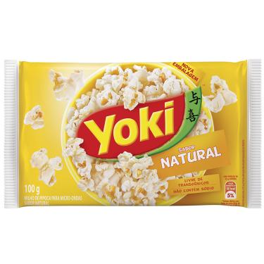 Imagem de Pipoca Microondas Yoki Natural 100g