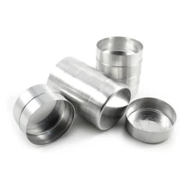 Imagem de Forma Pão De Mel N2 Kit Com 24 Unidades Em Alumínio 6,5cm - Chicky For