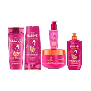Imagem de Kit Completo Elseve Liso Dos Sonhos (5 itens)., Kit 5 itens 200ML