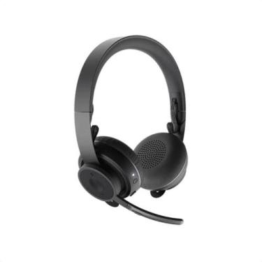Imagem de Headset Zone Wireless Plus Graphite 981-000858 Logitech, Preto