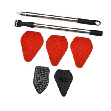 Imagem de Ｂｅｓｇａ Escova de limpeza de chuveiro, banheiras, azulejos, escova de limpeza portátil com cabo longo extensível para janela, porta de casa, banheiro, cozinha