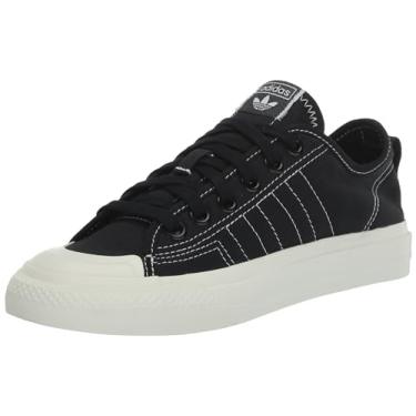 Imagem de adidas Originals Tênis masculino Nizza Rf, Preto/Branco/Off-White, 4