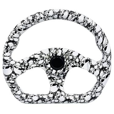 Imagem de Spaorcco Volante De Corrida Em Formato D 320 Mm Acrílico Universal Para Carro Esportivo Jogo Simulação Drift Pc