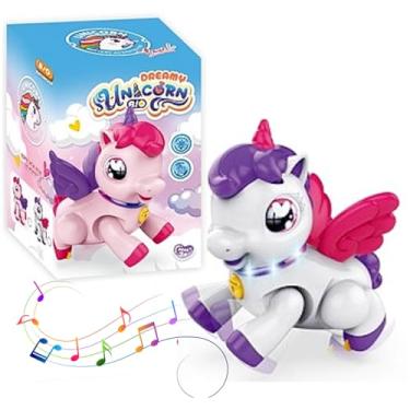 Imagem de Pequeno Pônei Unicórnio que Anda com Asas Música e Luz Pony