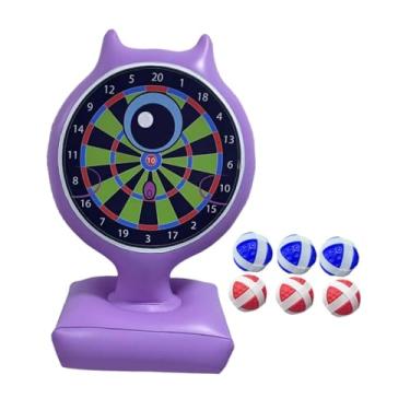 Imagem de menolana Jogo de dardos inflável com 6 bolas, jogo de dardos para meninos e meninas, de para piscina de futebol, jogos de carnaval