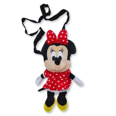 Imagem de Bolsa de Pelúcia Minnie Mouse Taimes cessório Infantil Macio e Origina