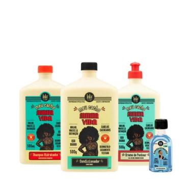 Imagem de Kit Lola Meu Cacho Minha Vida Sh 500ml + Cond 500ml + Cpp 500ml + Dano