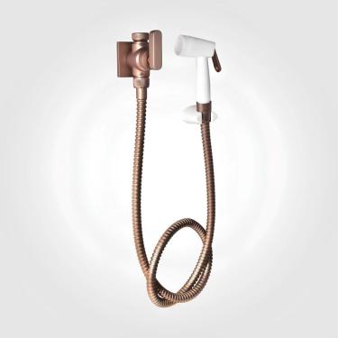 Imagem de Ducha Higiênica Com Derivação Dn15 Dom Rose Fosco Perflex