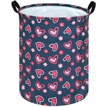 Imagem de VAIVUSTO Cesto de lavanderia grande de lona, cesto de armazenamento de bebê, para meninos e meninas, caixa de brinquedo, cestas de presente para casa, escritório, decoração de casa