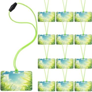 Imagem de AmazingSpark Pacote com 24 etiquetas de nome VBS 2025 com cordões de crachás religiosos para acampamento de verão da igreja, material escolar bíblico de férias