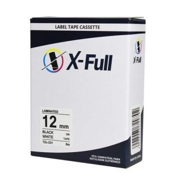 Imagem de Fita Compatível Brother Tze 231 Branca Letra Preta 12mm - no-brand