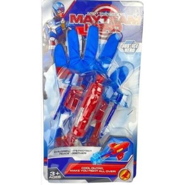 Imagem de Brinquedo Luva Lançador Capitao America Teia Infantil - Soberana Brinq