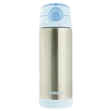 Imagem de Garrafa Térmica Inox Aço Escovado 400ml Infantil Pimpolho