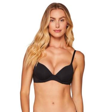 Imagem de Sutiã Push Up Liebe Sustentare 103102 Com Bojo, Preto, 44