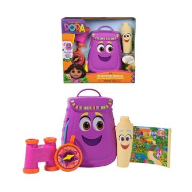 Imagem de Dora Aventureira Mochila Com Mapa,Binóculo e Bússola - Sunny