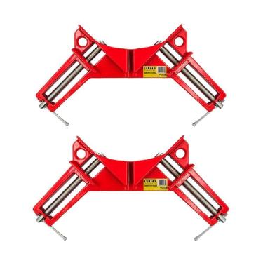 Imagem de Kit 2 Unid Grampo Sargento Angular 90 Graus Cantoneira Elite