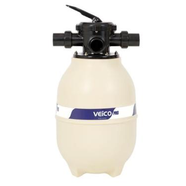 Imagem de Filtro de Areia para Piscina SPA Jacuzzi V-30 com Válvula 6 Vias Veico