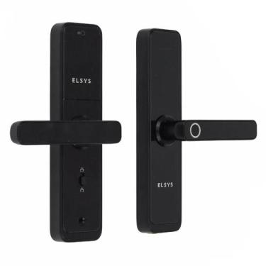 Imagem de Fechadura Digital Elsys ESF-DE4000B de Embutir Wi-Fi - Preto, Preto