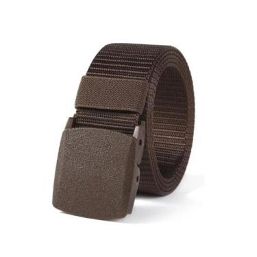 Imagem de Cinto Largo Masculino Nylon Ref: 722 - karecato, Marrom