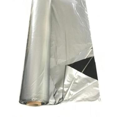Imagem de Lona Prata/preta Silagem 10x10 200 Mícras Alta Durabilidade/Resistênci