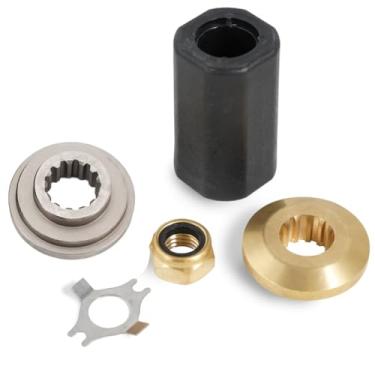 Imagem de Boatman 835257K12/835257Q12 Flo-Torq Kit de cubo reflexo, serve para motores de popa Mercury Mariner 25-70HP 4 tempos, melhora o desempenho da hélice