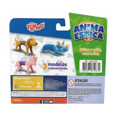 Imagem de Brinquedo Animal Estica E Volta Com Molas Colecionável - Toyng, Unicór