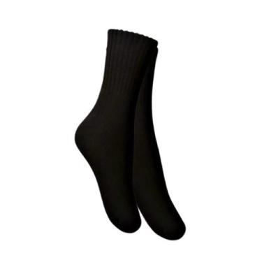 Imagem de Kit 3 Meia Tam Grande Selene Cano Logo 4160 Calça 45 Ao 48, 45 ao 48, 