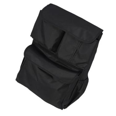 Imagem de YWBL-WH Organizador do Carrinho de bebê, Bolsa Suspensa, Cesta de Carrinhos, Acessórios de Carrinho de bebê Universal Com Alça Ajustável, Armazenamento de Grande Capacidade para Fraldas, (Preto)