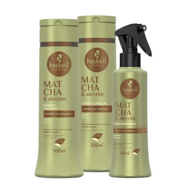 Imagem de Kit Haskell Matcha & Alecrim 3 Itens Home Care