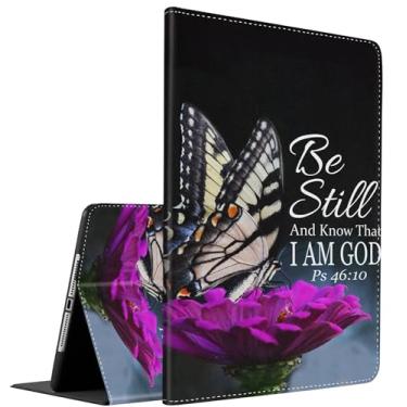 Imagem de Capa para Samsung Galaxy Tab A9 Plus 28 cm 2023, suporte inteligente multi-ângulo, hibernar/despertar automático para Galaxy Tab A9+ SM-X210/SM-X216/SM-X218, Butterfly Psalm 46-10