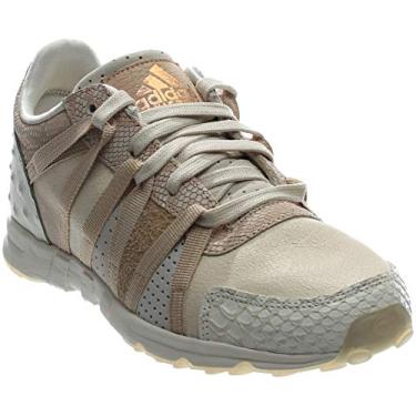 Imagem de Tênis feminino Adidas F37616 de corrida 93 branco/marrom/branco, White / Brown-white, 10