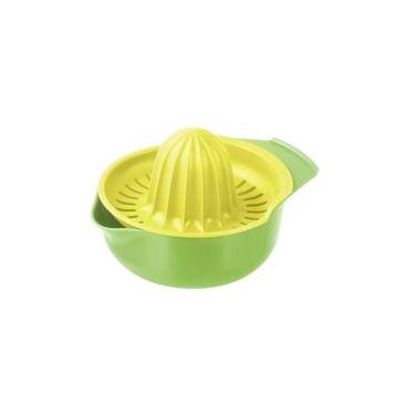 Imagem de Espremedor De Frutas Em Plástico Fackelmann 2 Peças Verde E Amarelo