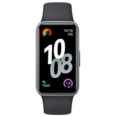 Imagem de Smartwatch Huawei Band 10 Preto, com Pulseira em Fluoroelastômero, Bluetooth