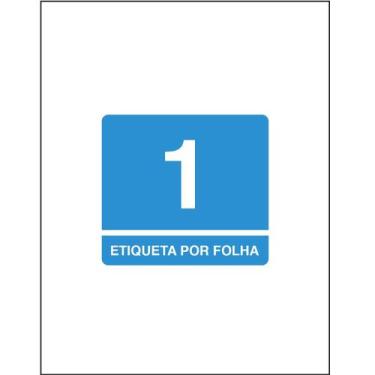Imagem de Etiqueta Adesiva Inkjet/Laser Carta 279,4mmx215,9mm TB6185 100 Unidade