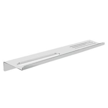 Imagem de Prateleira Suporte Para Banheiro Grega Aço Inox 70cm - Grego Metal, Al