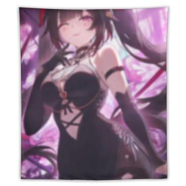 Imagem de LIEGBMEU Sexy Bikini Hot Anime Girl Tapeçaria 127.0 cmx152.4 cm Interior Exterior Wall Quilt Art Decoração de Tapeçaria Caprichosa, AF199