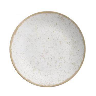 Imagem de Jogo 6 Pratos Raso Coup Organic Cor Bege Cerâmica 29cm Alleanza