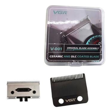 Imagem de Lâminas De Corte De Barbeiro Profissionais Vgr V-001, Cor Preta