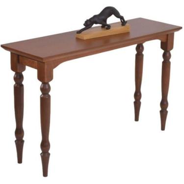 Imagem de Aparador Orlando Madeira Maciça Torneada Castanho - REFINATTA