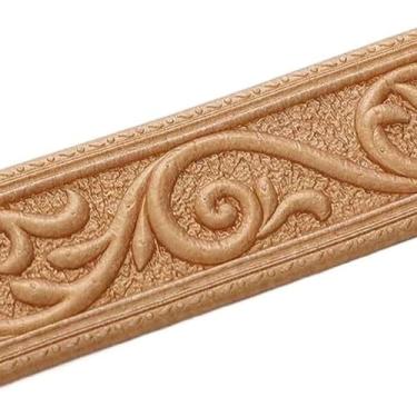 Imagem de TsoLay Bordas de papel de parede autoadesivas de 2,3 m, adesivo de parede com borda 3D, linha de canto superior, faixa de borda de parede, linha de cintura, azulejos, borda de papel de parede