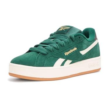 Imagem de Reebok Mega Tênis unissex adulto retrô, Verde escuro/giz/chiclete, 11 Women/9.5 Men