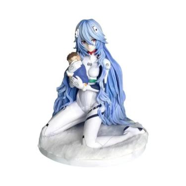 Imagem de Ayanami Rei Neon Genesis Evangelion Anime Figura De Cabelo Longo Ajoel